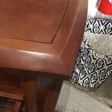 TechCraft Solid Wood High Two-Door w/ Open Shelf MEDIA CONSOLE 50w20d36h