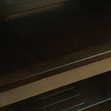 TechCraft Solid Wood High Two-Door w/ Open Shelf MEDIA CONSOLE 50w20d36h