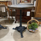 Paris Bistro Style END/SIDE TABLE 23.5d28h