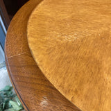 Round Burl Foyer Table END/SIDE TABLE 28d32.5h