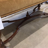 Hickory White Traditional Upholstered Button Tufted BENCH 51w22d22h