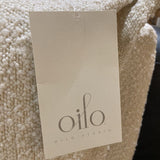 Oilo Studio Sheepskin Swivel Nursery Recliner RECLINERS Cloud White 30w36d39h