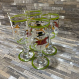 4pc Set Festive Snowman Goblets HOLIDAY ITEMS 3d8h