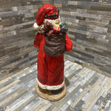 Vintage Chalkware Santa Claus HOLIDAY ITEMS 5w5d12h