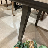 Single Slab Smoked Walnut Finish DINING TABLE 60Wx38Dx30.5H