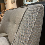 MCM Style Nubby Weave CHAIR 30Wx29Dx34H