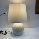 Petite Ceramic Sphere Base TABLE LAMP 10.5Wx16.5H