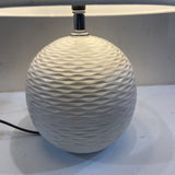 Petite Ceramic Sphere Base TABLE LAMP 10.5Wx16.5H