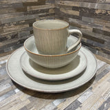 16pc / 4 Place Settings Solene Dishware ACCESSORIES Grey 10.5" Dinner Plate