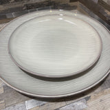 16pc / 4 Place Settings Solene Dishware ACCESSORIES Grey 10.5" Dinner Plate