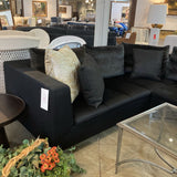 Ligne Roset Gomez Feng Didier Wool 2pc SECTIONAL Black 122w90d27h