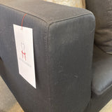 Ligne Roset Gomez Feng Didier Wool 2pc SECTIONAL Black 122w90d27h