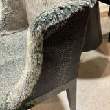 Kartell Mademoiselle Kravitz Faux Fur Snake Print CHAIR 21w19d30h