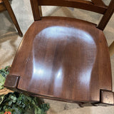 Solid Wood Cross Back Counter Height BAR/COUNTER STOOL 19w18d41h