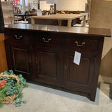 World Wide Interiors Solid Wood 3-Drawer BUFFET/SIDEBOARD 62w19.5d37h