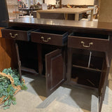 World Wide Interiors Solid Wood 3-Drawer BUFFET/SIDEBOARD 62w19.5d37h