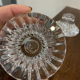 Baccarat 2pc Crystal Candle Holders ACCESSORIES 3.25Wx1.75H