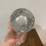 Ceska Crystal Cylinder Vase w/ Scalloped to Points Rim ACCESSORIES 3Wx10H