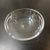 Nambe Crystal Bowl w/ Cutout Handles ACCESSORIES 9Wx2H
