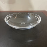 Nambe Crystal Bowl w/ Cutout Handles ACCESSORIES 9Wx2H