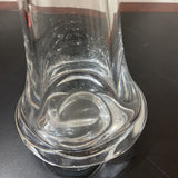 Orrefors Sweden Crystal Vase w/ Sculptural Swirling Base - Signed & Numbered ACCESSORIES 5.5Wx12H