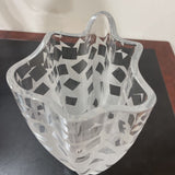 Robert McCandless Signed Memphis Style 80's Art Glass Vase ACCESSORIES 6Wx12H