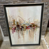 Abstract Modern Framed Canvas Print ART WORK 33x43