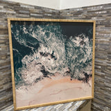 Ingrid Beddoes Aerial Beach Framed Print ART WORK 30x30