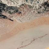 Ingrid Beddoes Aerial Beach Framed Print ART WORK 30x30