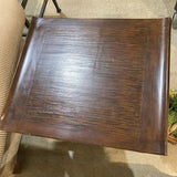 Pier 1 Ornate Carved Wood Single Drawer END/SIDE TABLE 26w23d24h