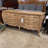 Fremarc 1900s French Country 6-Drawer DRESSERS/CHESTS 72w21d31h