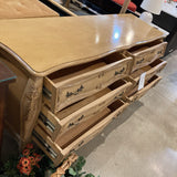 Fremarc 1900s French Country 6-Drawer DRESSERS/CHESTS 72w21d31h