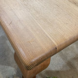 Rustic Wood w/ Glass Insert COFFEE/COCKTAIL TABLE 48w40d18h