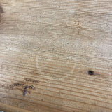 Rustic Wood w/ Glass Insert COFFEE/COCKTAIL TABLE 48w40d18h