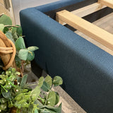 Modway Inc Melanie Upholstered Tufted King BEDS Midnight Blue 78w86d47h