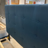 Modway Inc Melanie Upholstered Tufted King BEDS Midnight Blue 78w86d47h