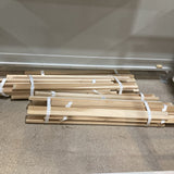 Crate & Barrel Small Space Kids Twin Bunk Bed BEDS Light Gray 42w78d61h