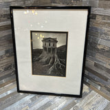 Tree Fusing With House Framed Print ART WORK 8x10