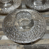 Orrefors Sweden Discus Votive 3pc Set ACCESSORIES 5.5d1h