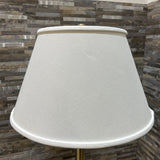 Brass Pull-Chain TABLE LAMP 17d30h