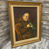 Monk w/ Pitcher Ornate Framed Print ART WORK 16x20