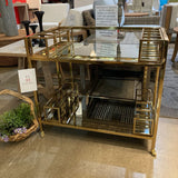 Restoration Hardware 1930s French Trolley Bar Cart FURNITURE 31.5w19d29h