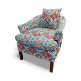 Upholstered Fabric Accent Armchair CHAIR 26w26d30h