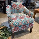 Upholstered Fabric Accent Armchair CHAIR 26w26d30h