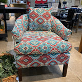 Upholstered Fabric Accent Armchair CHAIR 26w26d30h