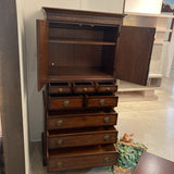 Henredon Georgian Style Mahogany Armoire FURNITURE 34w21d71h