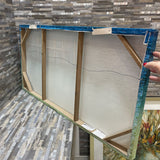 Vivid Coastal Pier Scene Print on Canvas ART WORK 39Wx19.5H