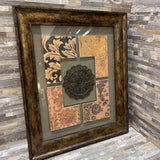 Decorative Framed Medallion ART WORK 16Wx20H
