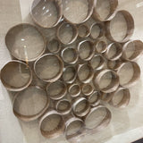 West Elm Coiled Wood Shavings in Shadowbox Frame ART WORK 23.5Wx23.5H