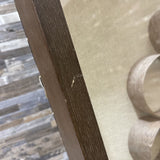 West Elm Coiled Wood Shavings in Shadowbox Frame ART WORK 23.5Wx23.5H